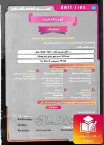 ملزمة علاء السعداوي انكليزي السادس الاعدادي الجزء الثالث – تحميل PDF