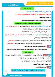 ملزمة ريزان الجاف مراجعة مركزة قواعد السادس الاعدادي – تحميل PDF