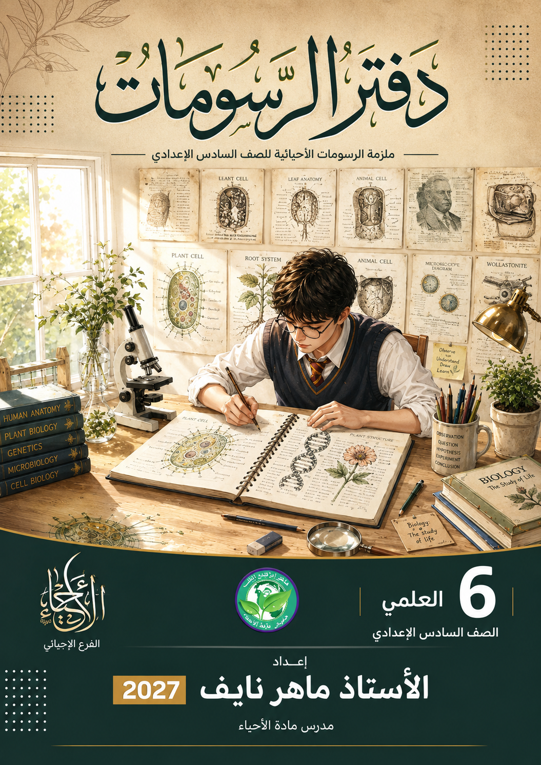 ملزمة رسومات الاحياء ماهر نايف
